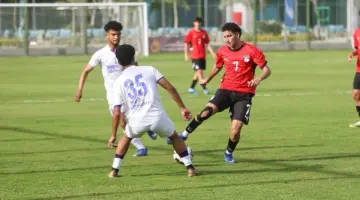 منتخب الناشئين يتغلب على جينيس وديا بثلاثية نظيفة